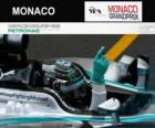 Nico Rosberg slaví vítězství v Grand Prix Monaka 2014